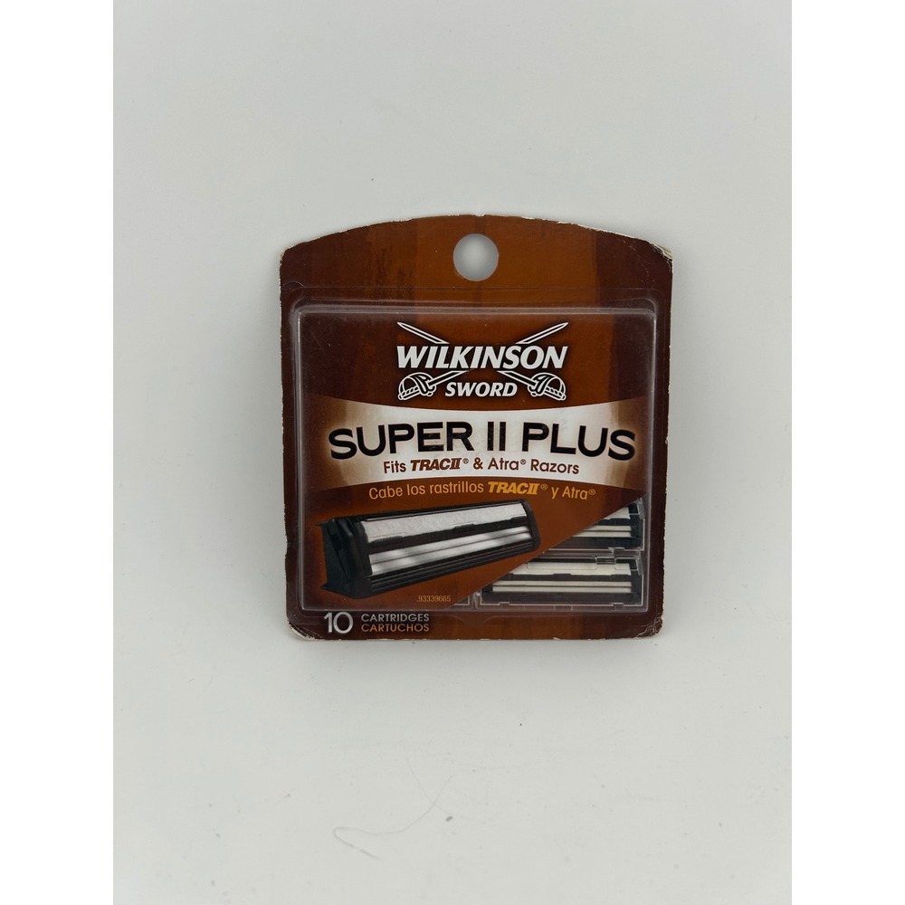 Wilkinson Sword Super II Plus Razor Refill‎ Cartridges 10 Count Men's Shaving